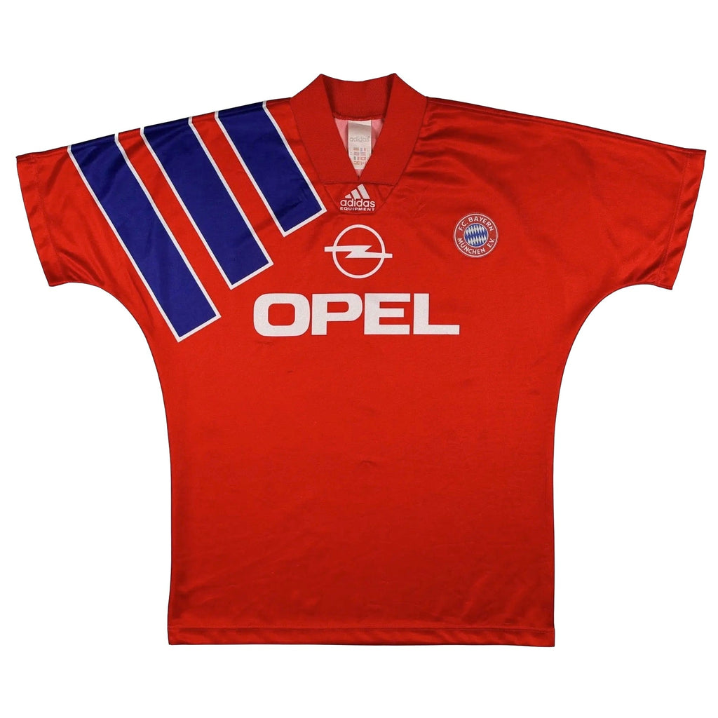 1992-93 Bayern Munich Home Jersey - (M) | Adidas| Added Time Kits Vintage Soccer Jersey Shop