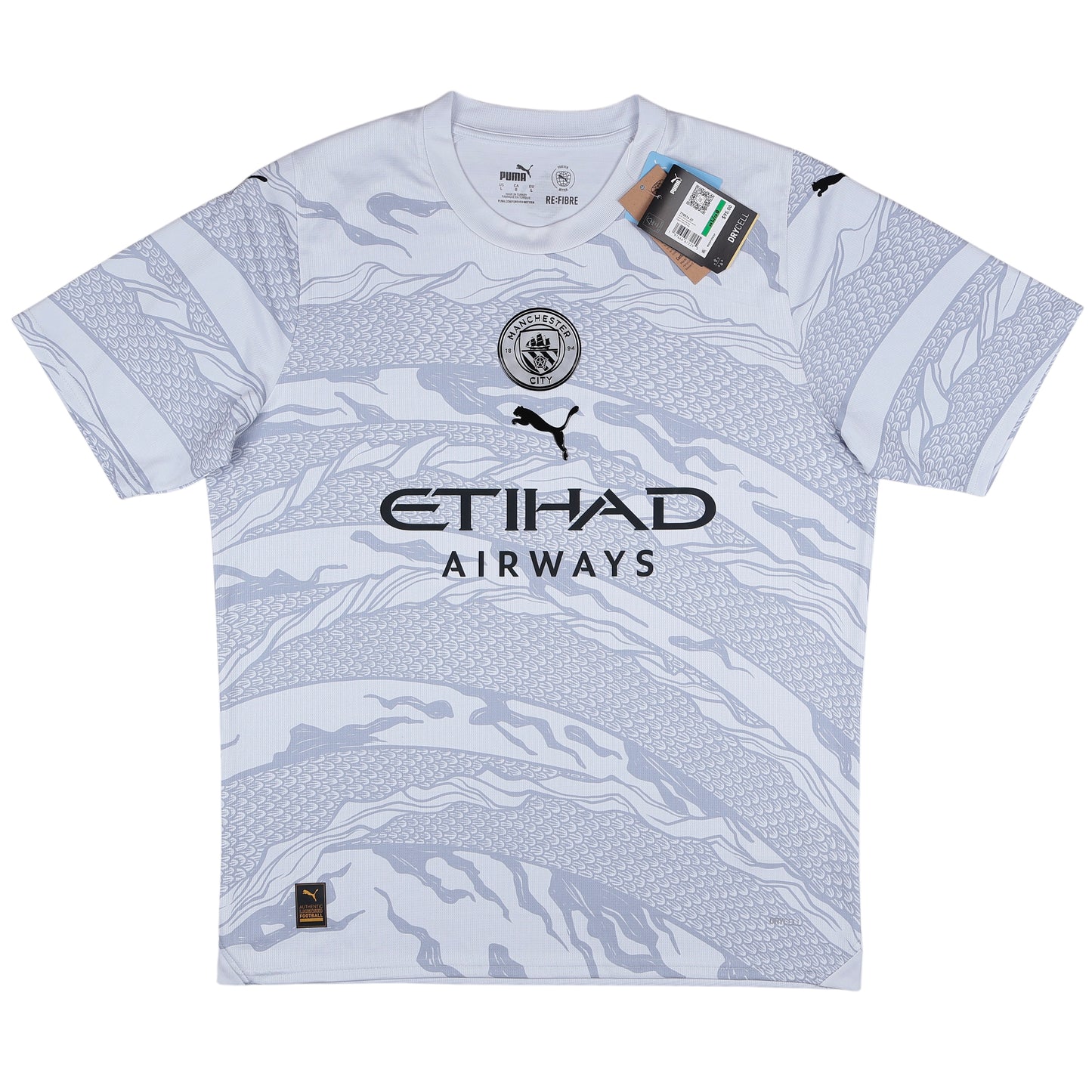 2023-24 Manchester City "Year of the Dragon" Jersey NWT - (L) | Football Shirt Union | Vintage Soccer Jersey Shop