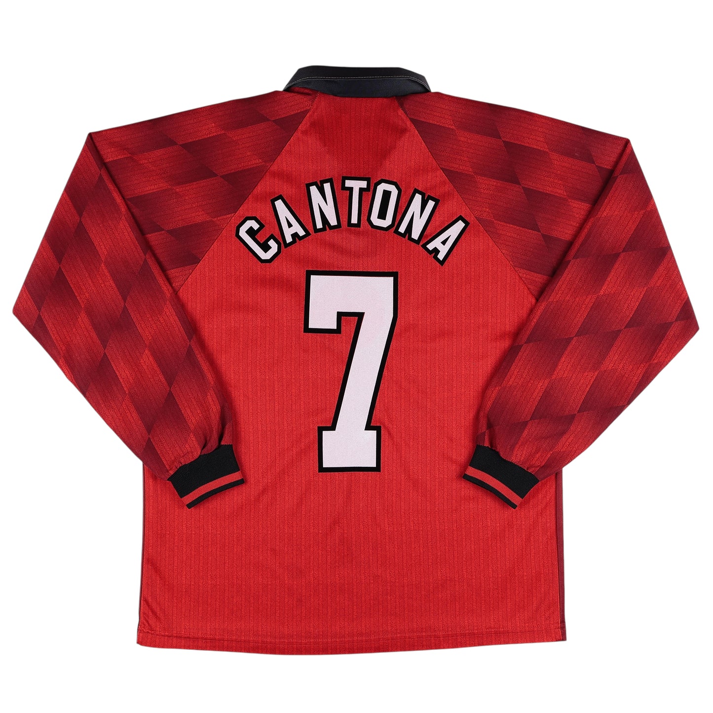 1996-98 Manchester United Cantona L/S Home Jersey - (M)
