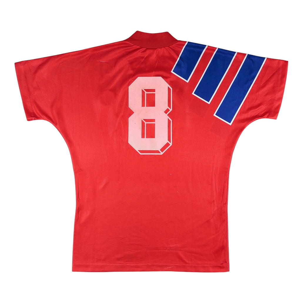 1991-93 Bayern Munich Home Jersey #8 - (M) | Adidas| Added Time Kits Vintage Soccer Jersey Shop