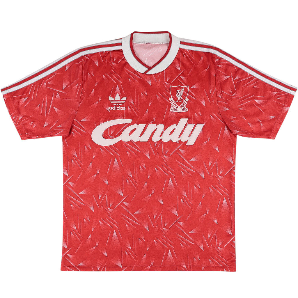 1989-91 Liverpool Home Jersey - (M)
