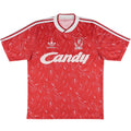 1989-91 Liverpool Home Jersey - (M)