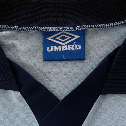 1995-96 Lazio Signori Home Jersey - (L) | Umbro| Added Time Kits Vintage Soccer Jersey Shop