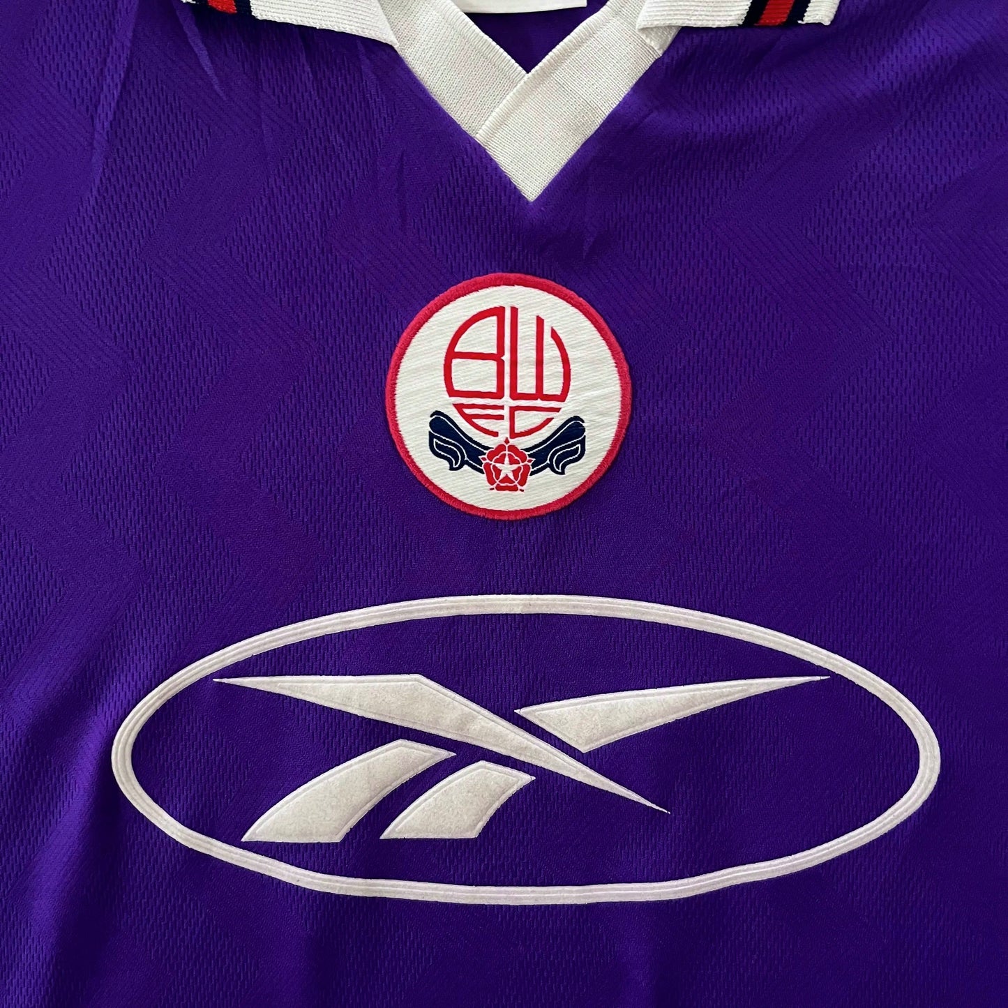 1997-98 Bolton Wanderers Away Jersey - (L) | Reebok| Added Time Kits Vintage Soccer Jersey Shop