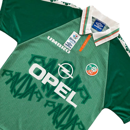 1996-97 Ireland Home Jersey - (M) | Umbro| Added Time Kits Vintage Soccer Jersey Shop