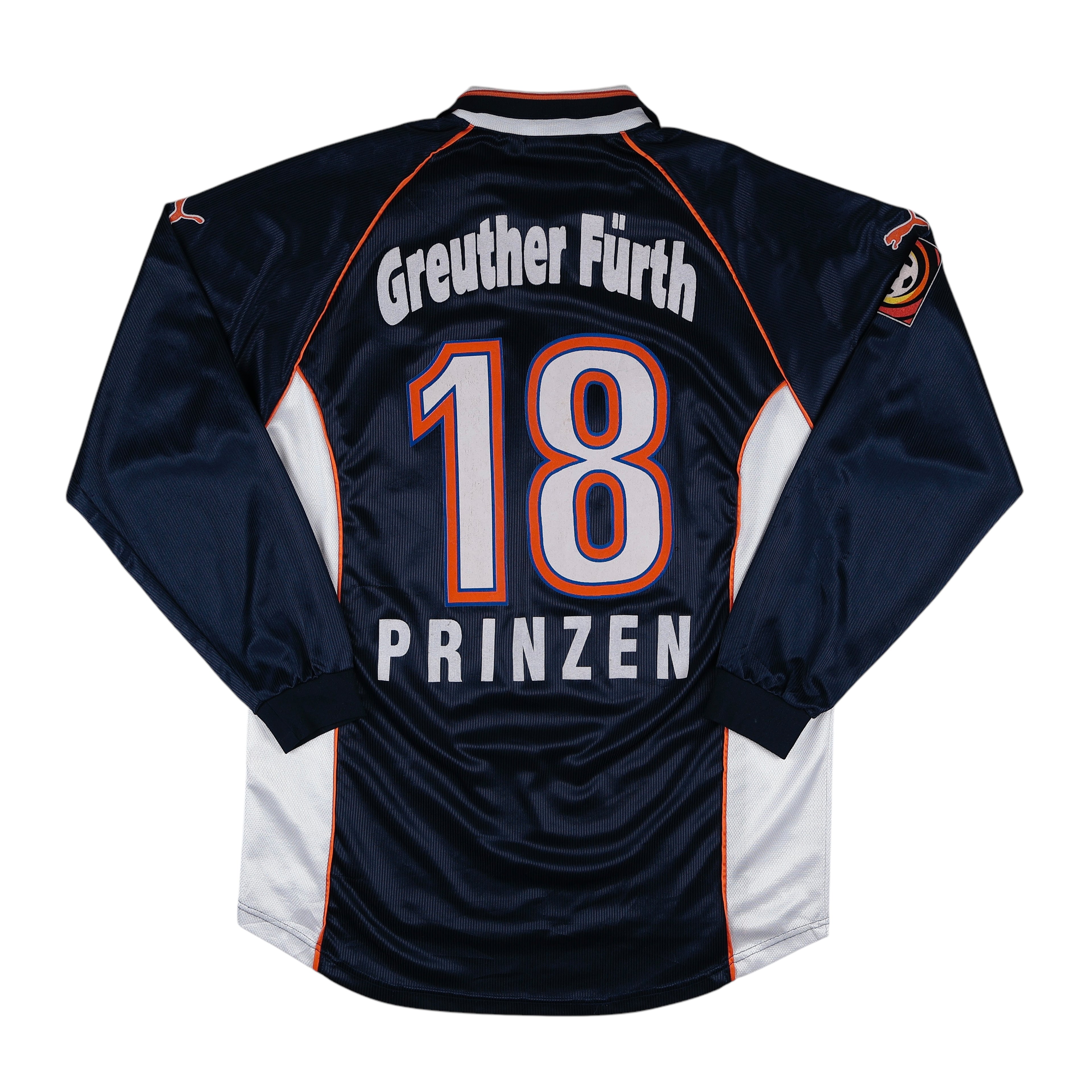 1999-00 Greuther Furth *Match Worn/Issued* Prinzen L/S Away Jersey - (XL)