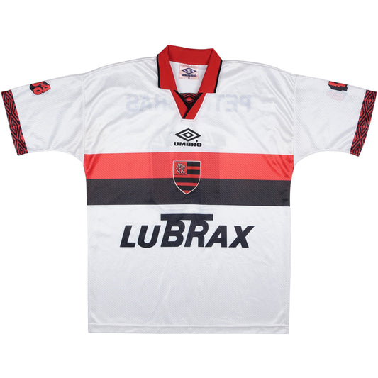 1995-96 Flamengo Centenary Away Shirt #10 - (L) | Umbro| Added Time Kits Vintage Soccer Jersey Shop