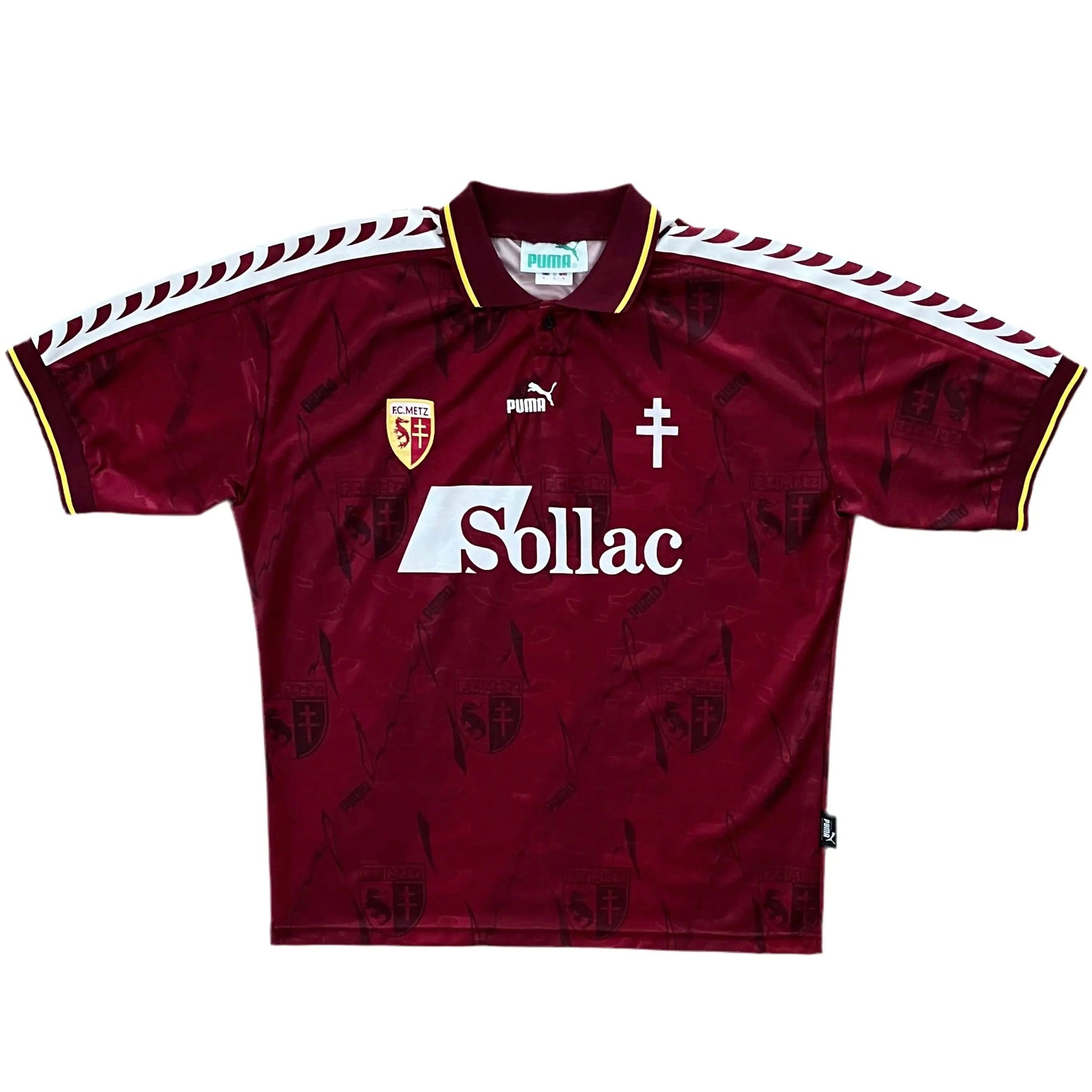 1996-97 FC Metz Home Jersey (XL) – Football Shirt Union