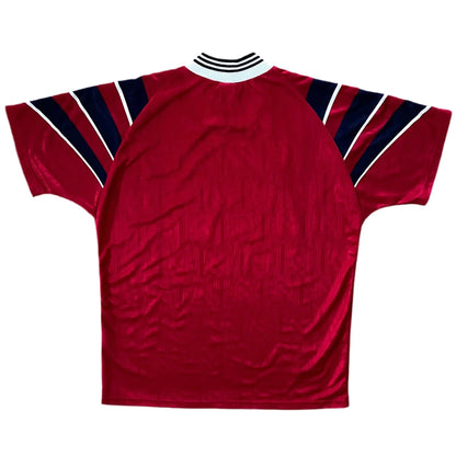 1996-97 Norway Home Jersey - (L) | Adidas| Added Time Kits Vintage Soccer Jersey Shop