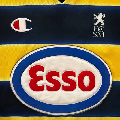 2001-02 Sochaux L/S Home Jersey - (XXL) | Champion| Added Time Kits Vintage Soccer Jersey Shop