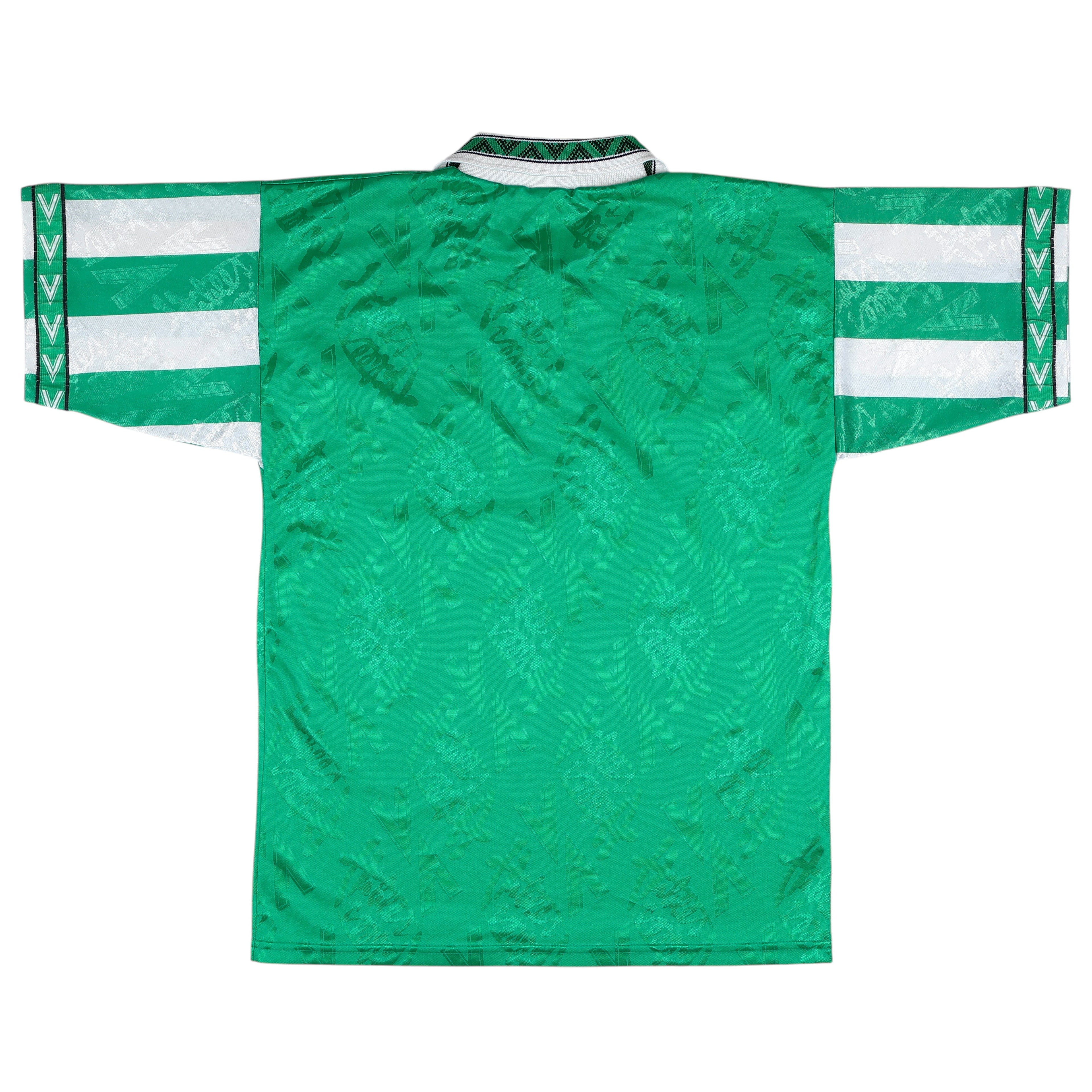 1994-96 Hibernian Home Jersey - (S) | Mitre| Added Time Kits Vintage Soccer Jersey Shop