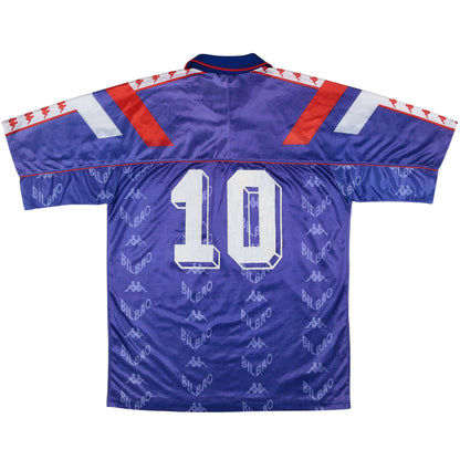 1992-93 Athletic Bilbao Away Jersey #10 - (M) | Kappa| Added Time Kits Vintage Soccer Jersey Shop