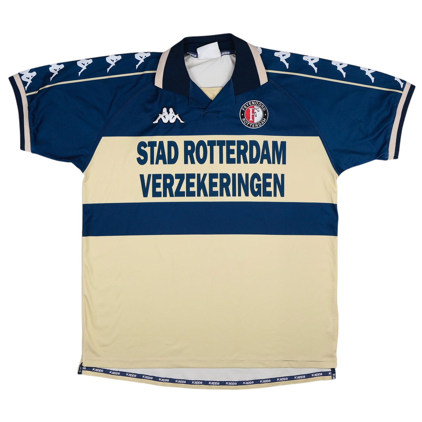 2000-01 Feyenoord Away Shirt - (XL) | Kappa| Added Time Kits Vintage Soccer Jersey Shop