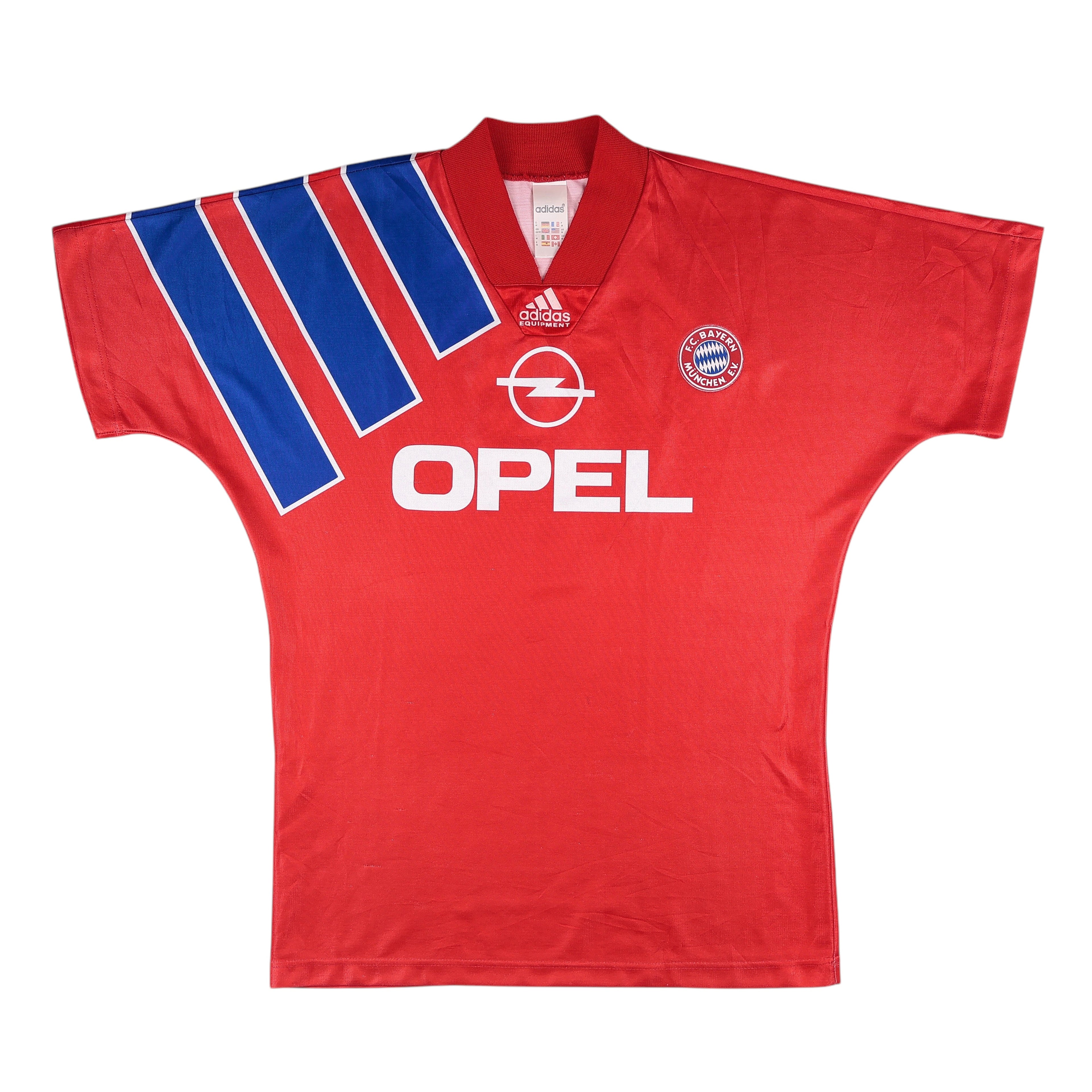 1991-93 Bayern Munich Home Jersey #8 - (M) | Adidas| Added Time Kits Vintage Soccer Jersey Shop