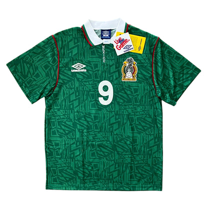 1993-94 Mexico Home Jersey #9 (Hugo Sanchez) NWT - (M)