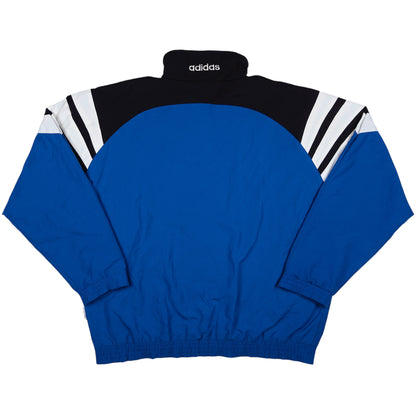 1996-97 Schalke Adidas Training Jacket - (XL) | Adidas| Added Time Kits Vintage Soccer Jersey Shop