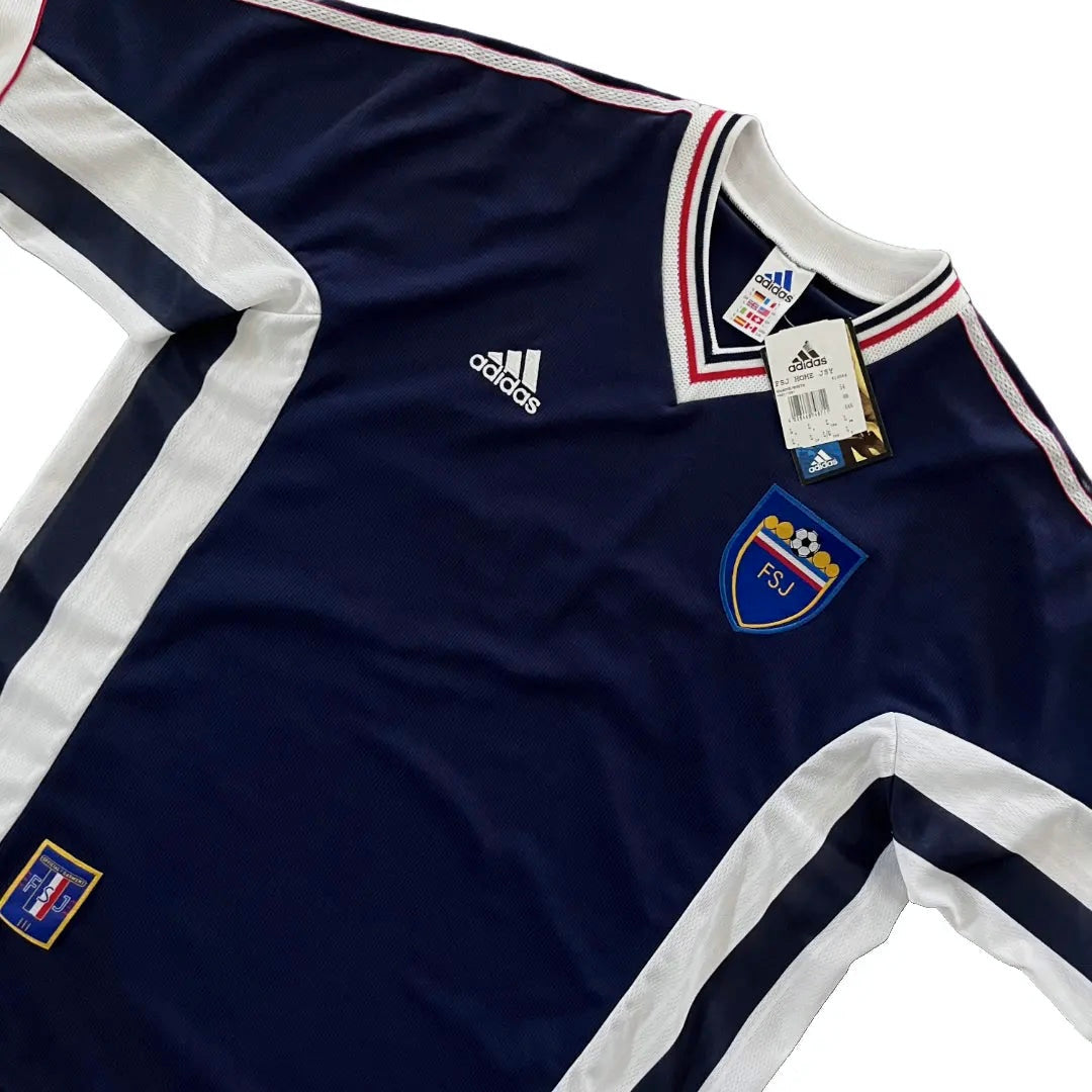 1998-99 Yugoslavia Home Jersey NWT - (L) | Adidas| Added Time Kits Vintage Soccer Jersey Shop