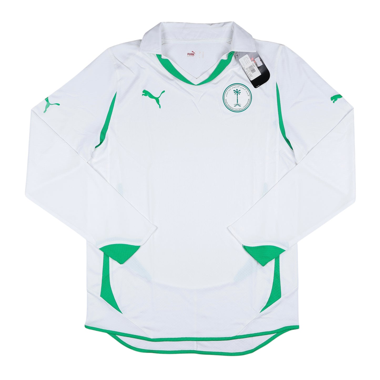 2010-11 Saudi Arabia Player Issue L/S Home Jersey NWT - (M) | Football Shirt Union | Vintage Soccer Jersey Shop