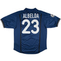 2000-01 Valencia Albelda *Match Worn/Issued* Away Jersey - (L)