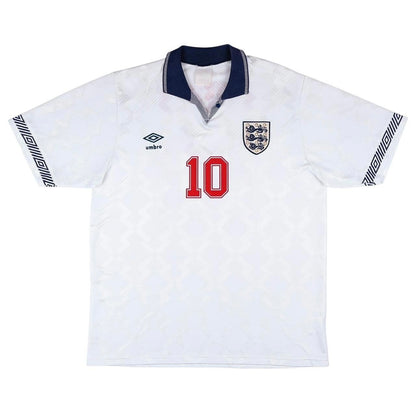 Maillot domicile de l'équipe d'Angleterre Lineker 1992-94 - (L)